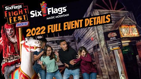 Don't Miss the Scares: Six Flags Magic Mountain Fright Fest 2022